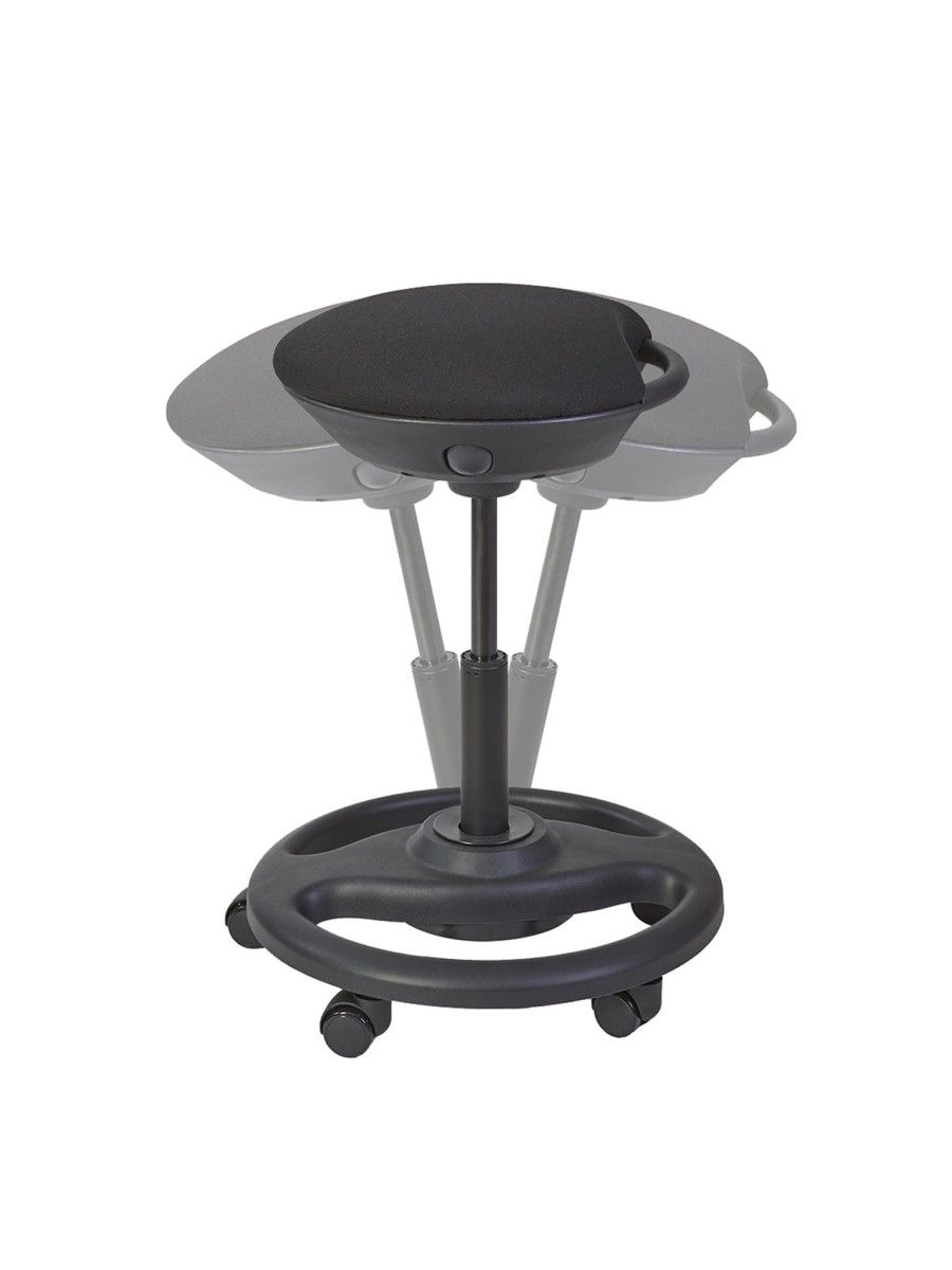 Sitness half ball / Tabouret ergonomique sur roulettes