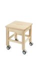 TABOURET A ROULETTES
