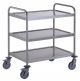 CHARIOT DE SERVICE 3 PLATEAUX INOX