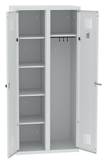 ARMOIRE VESTIAIRE avec cloison médiane 