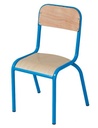 CHAISE 129R AVEC EMBOUTS CAOUTCH BLC