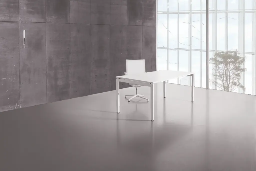 BUREAU CONNEX à hauteur fixe pieds en U inversé en largeur 80 cm