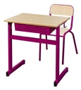 SCHOOLBANK VINTAGE LAMINAAT/GESTRATIFIEERD