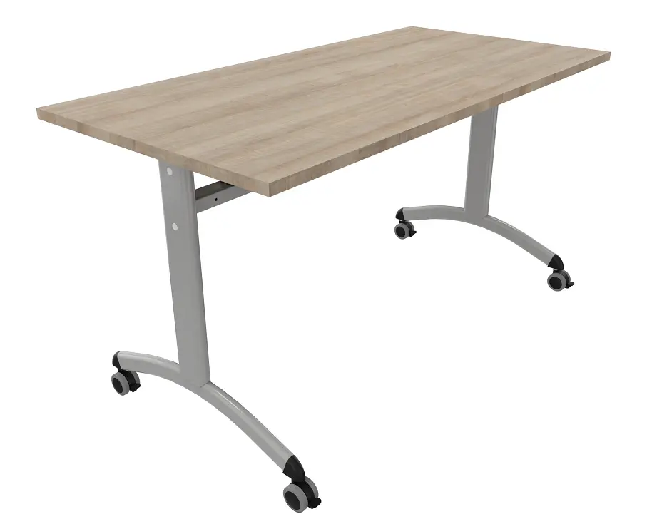 TABLE FT12 plateau stratifié chants ABS largeur 70cm