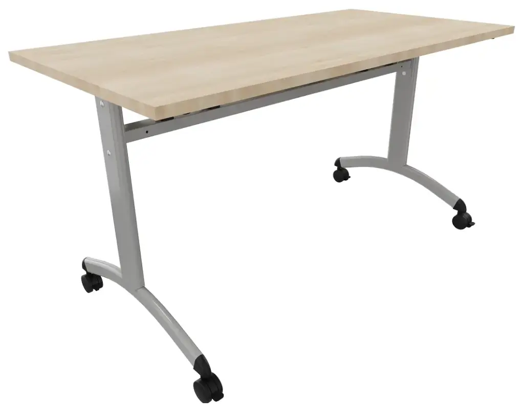 TABLE FT12 plateau stratifié chants ABS largeur 70cm