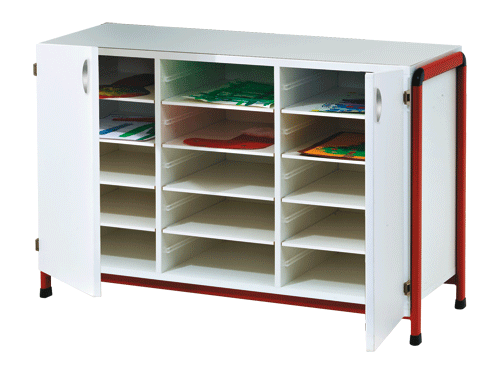 BLOC 15CASES avec portes sur Arceaux
