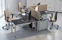 BUREAU TRIO compact asymétrique droite