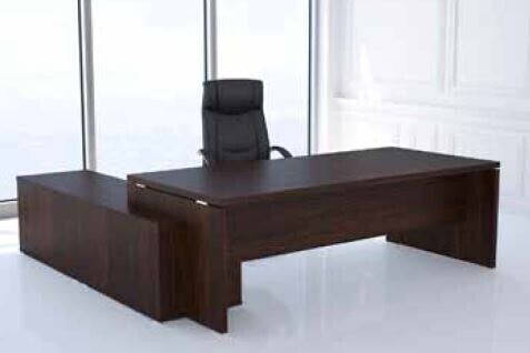 BUREAU DROIT TAK avec voile de fond