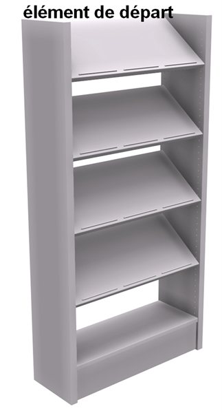 RAYONNAGE SATURNE hauteur 180cm