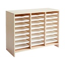 MEUBLE 3 COLONNES AVEC 24 PLATEAUX