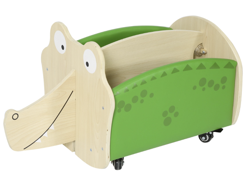 COFFRE A LIVRES SUR ROULETTES