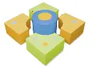 TABLE - BLOCKS EN MOUSSE