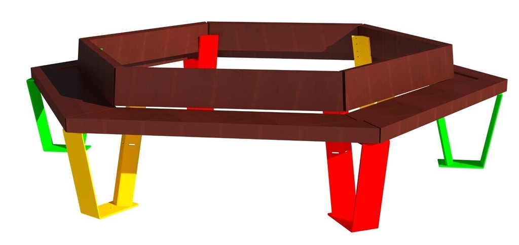 TOUR D'ARBRE Hexagonale