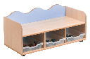 BANC AVEC DOSSIER BABI COLOR