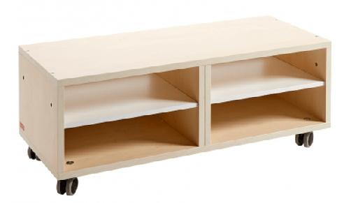 [MEUB2ETARO] MEUBLE 2 ETAGERES SUR ROULETTES