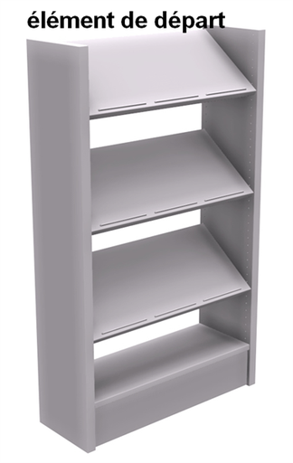 RAYONNAGE SATURNE hauteur 150cm