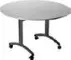 TABLE FT12 Ronde 120 cm plateau stratifié chants ABS 