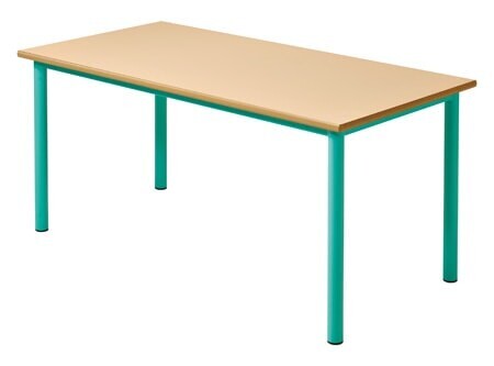 VIERKANTIGE/RECHTHOEKIFE TAFELS BERMUDA M -LAMINAAT 100x100