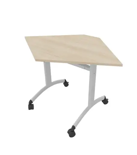 [FT1221P] FT12 tafel met laminaatblad en ABS-randen, vijfhoekig